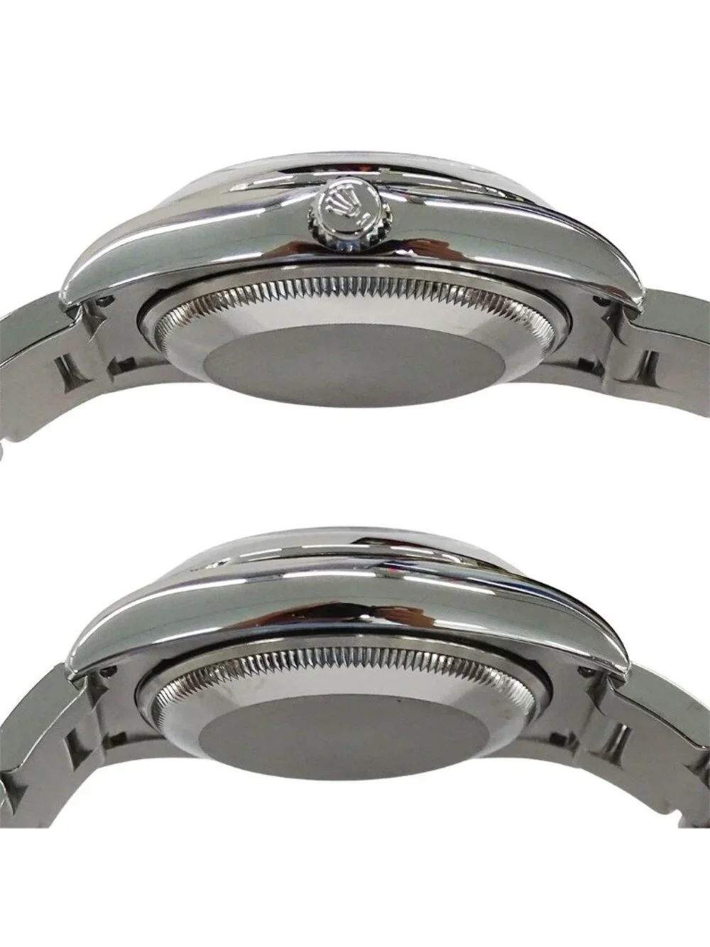 Rolex Air King Number Watch Automatic Winding at Stainless Steel Silver Blue